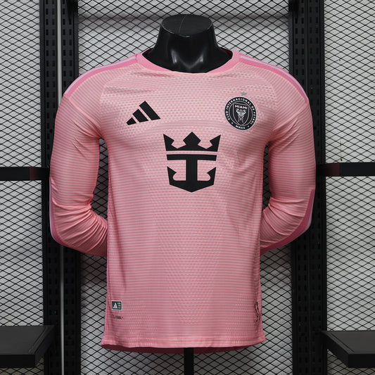 Inter Miami 26/27 Home Long Sleeve Player Version Football Shirt