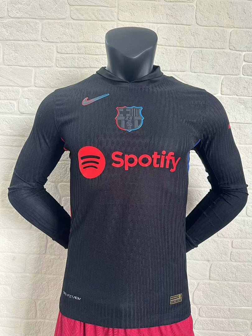 Barcelona 24/25 Away Long Sleeve Football Shirt