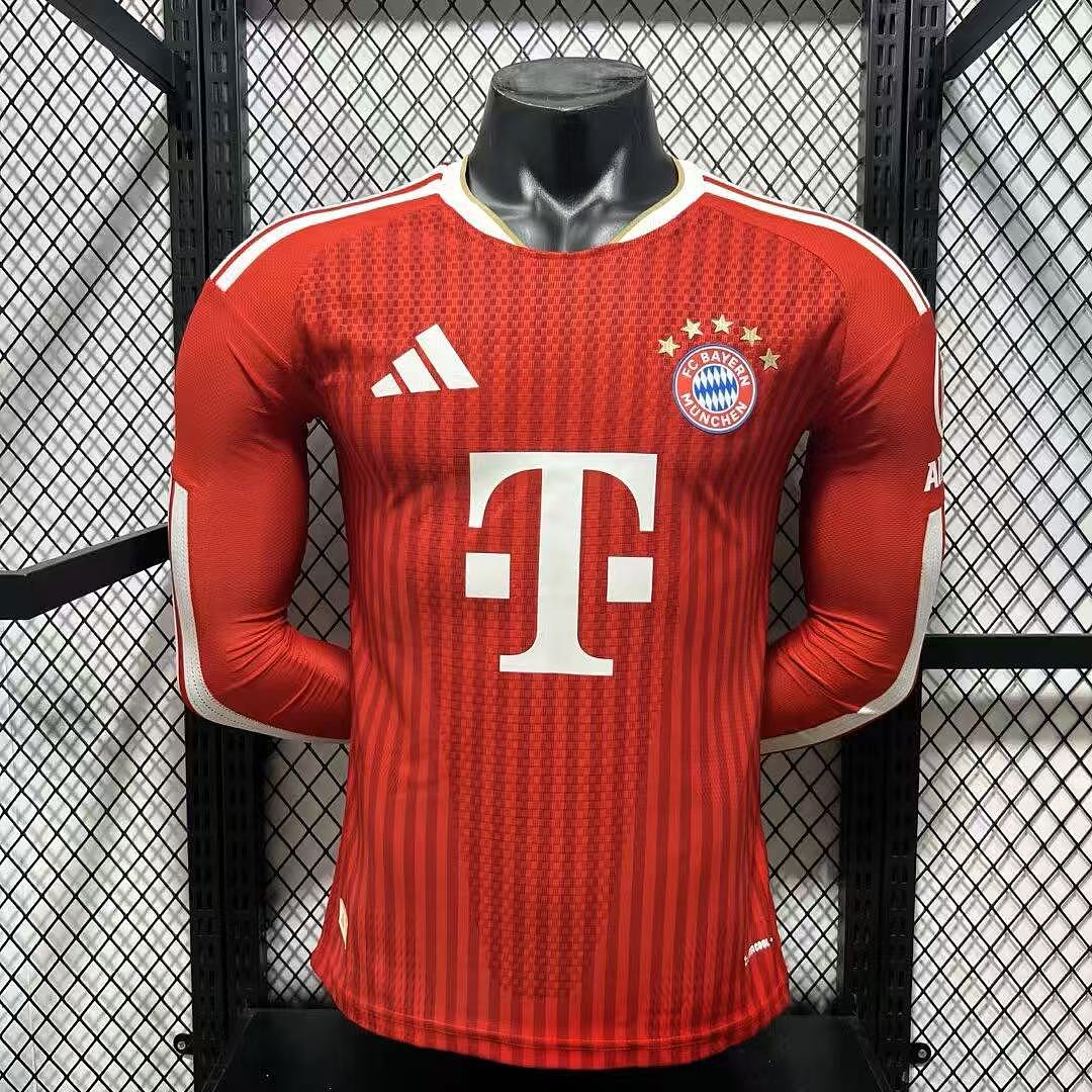 Bayern Munich 26/27 Home Long Sleeve Football Shirt