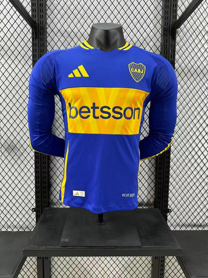 Boca Juniors 24/25 Home Long Sleeve Football Shirt