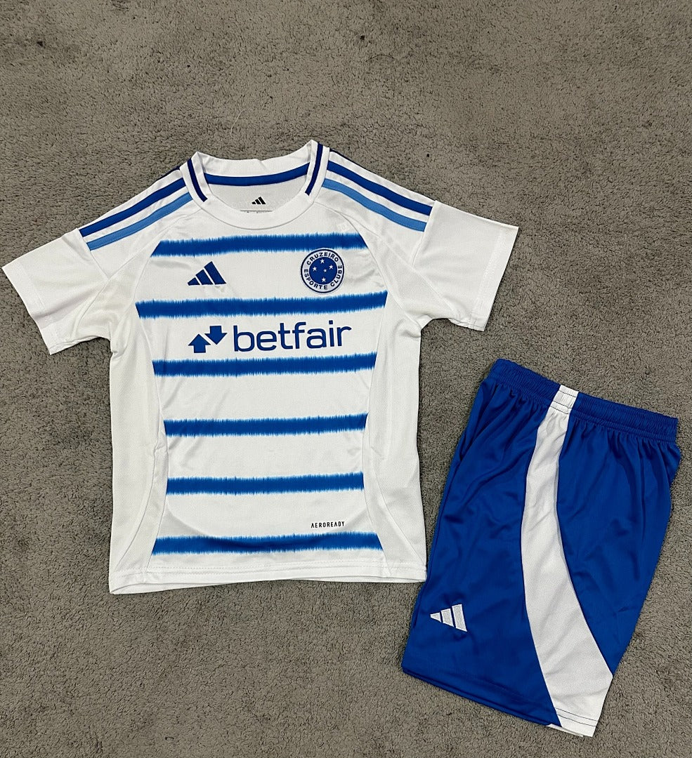 Kids Cruzeiro 25/26 Away Football Shirt