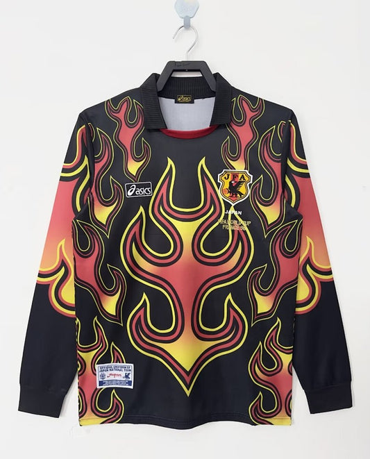 Japan 1998 Goalkeeper Long Sleeve Football Shirt