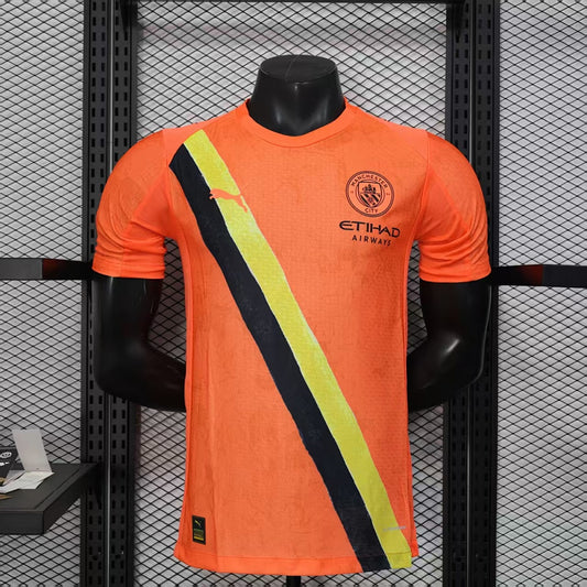 Manchester City 25/26 Orange Football Shirt