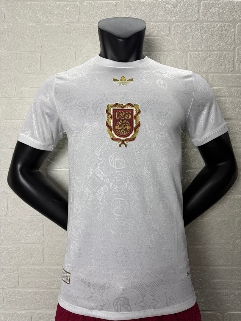 Bayern Munich 25/26 White Anniversary Football Shirt
