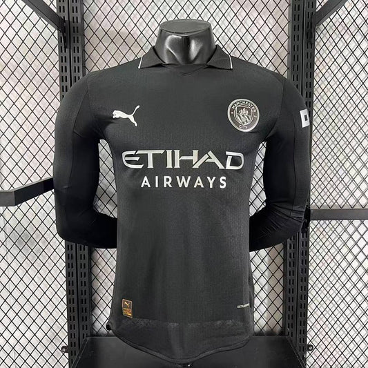 Manchester City 25/26 Away Long Sleeve Football Shirt