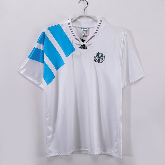 Marseille 92/93 Home Football Shirt