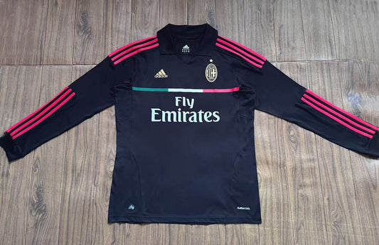 AC Milan 11/12 Away Long Sleeve Football Shirt
