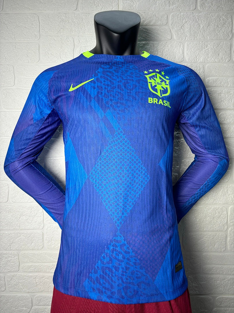 Brazil 25/26 Away Long Sleeve Football Shirt