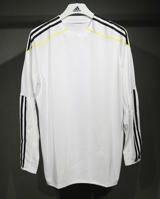 Real Madrid 09/10 Home Player Version Long Sleeve Football Shirt