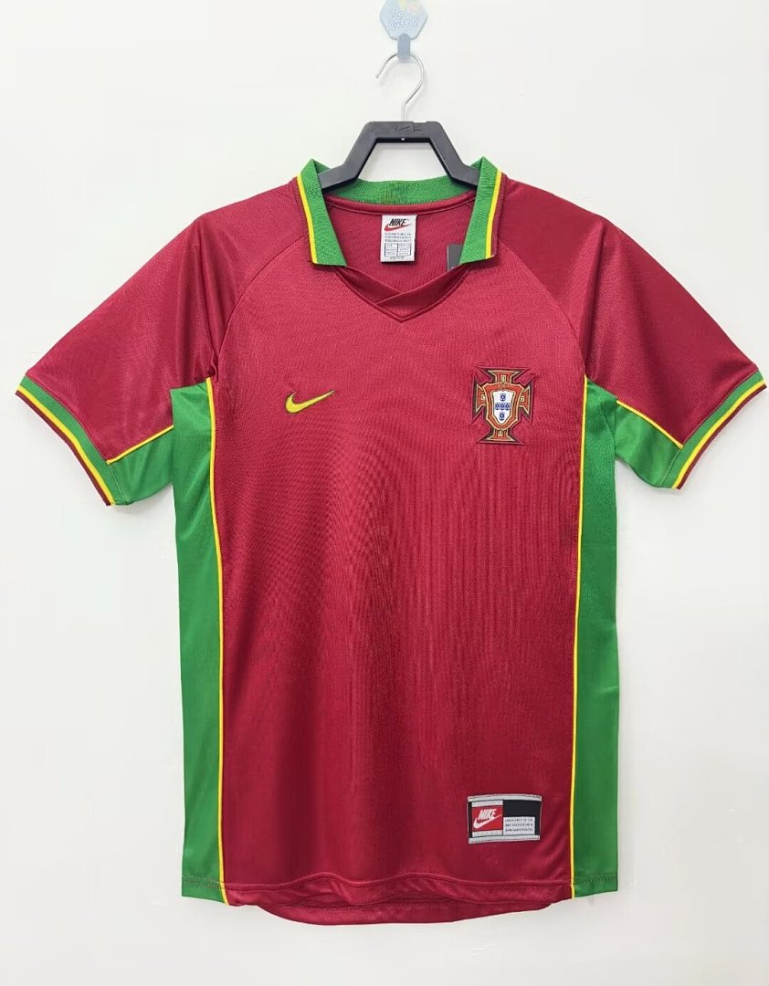 Portugal 1998 Home Football Shirt