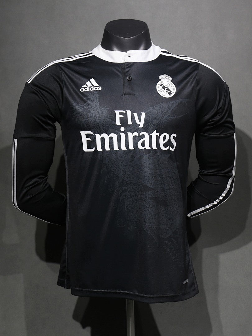 Real Madrid 14/15 Away Long Sleeve Football Shirt