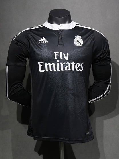 Real Madrid 14/15 Away Long Sleeve Football Shirt