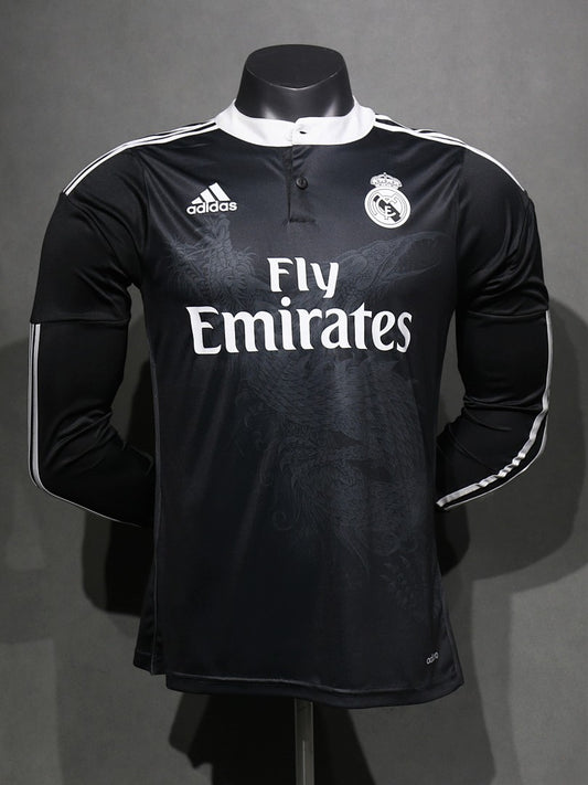Real Madrid 14/15 Away Long Sleeve Football Shirt