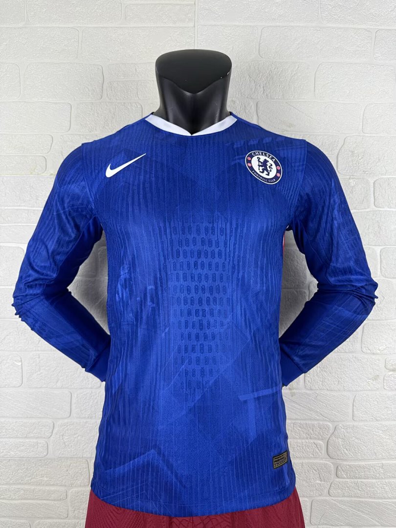 Chelsea 25/26 Home Long Sleeve Football Shirt