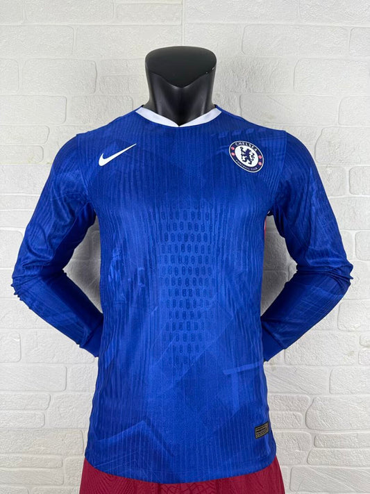 Chelsea 25/26 Home Long Sleeve Football Shirt