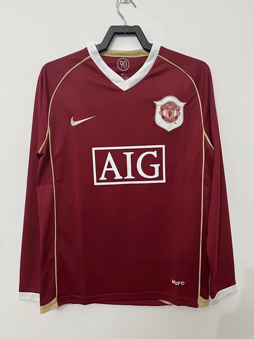 Manchester United 06/07 Home Long Sleeve Football Shirt