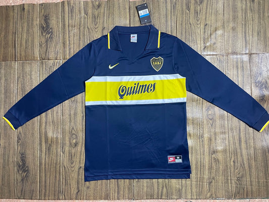 Boca Juniors 96/97 Home Long Sleeve Football Shirt