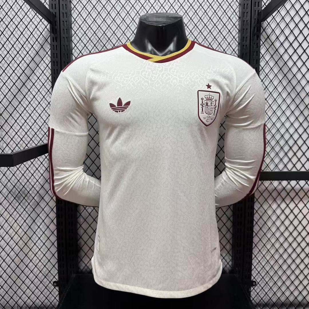 Spain 2026 Away Long Sleeve Football Shirt