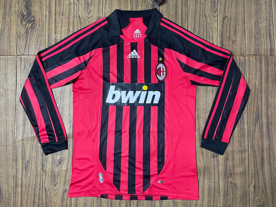AC Milan 07/08 Home Long Sleeve Football Shirt