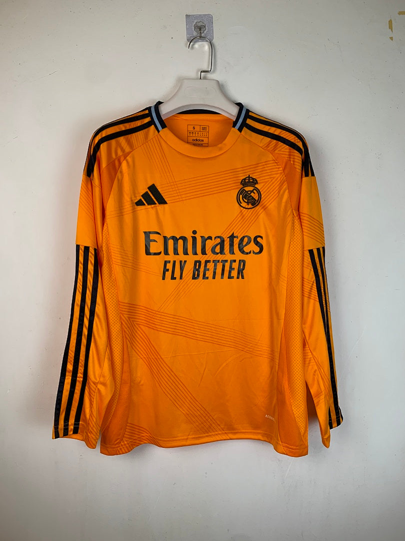 Real Madrid 24/25 Away Long Sleeve Football Shirt