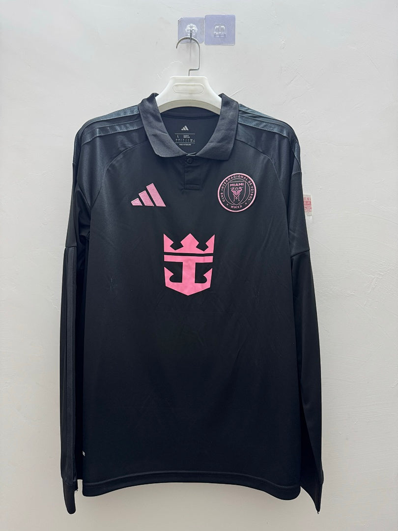 Inter Miami 26/27 Black Long Sleeve Football Shirt