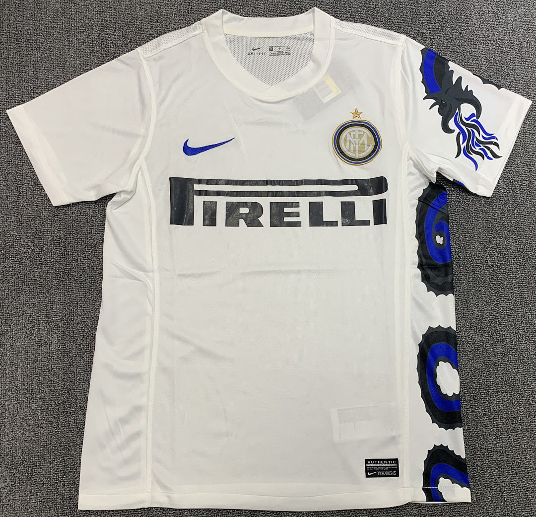 Inter Milan 10/11 Away White Football Shirt