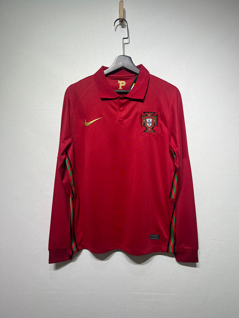 Portugal 2020 Home Long Sleeve Football Shirt
