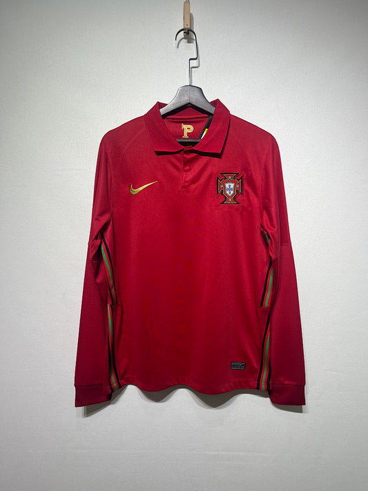 Portugal 2020 Home Long Sleeve Football Shirt