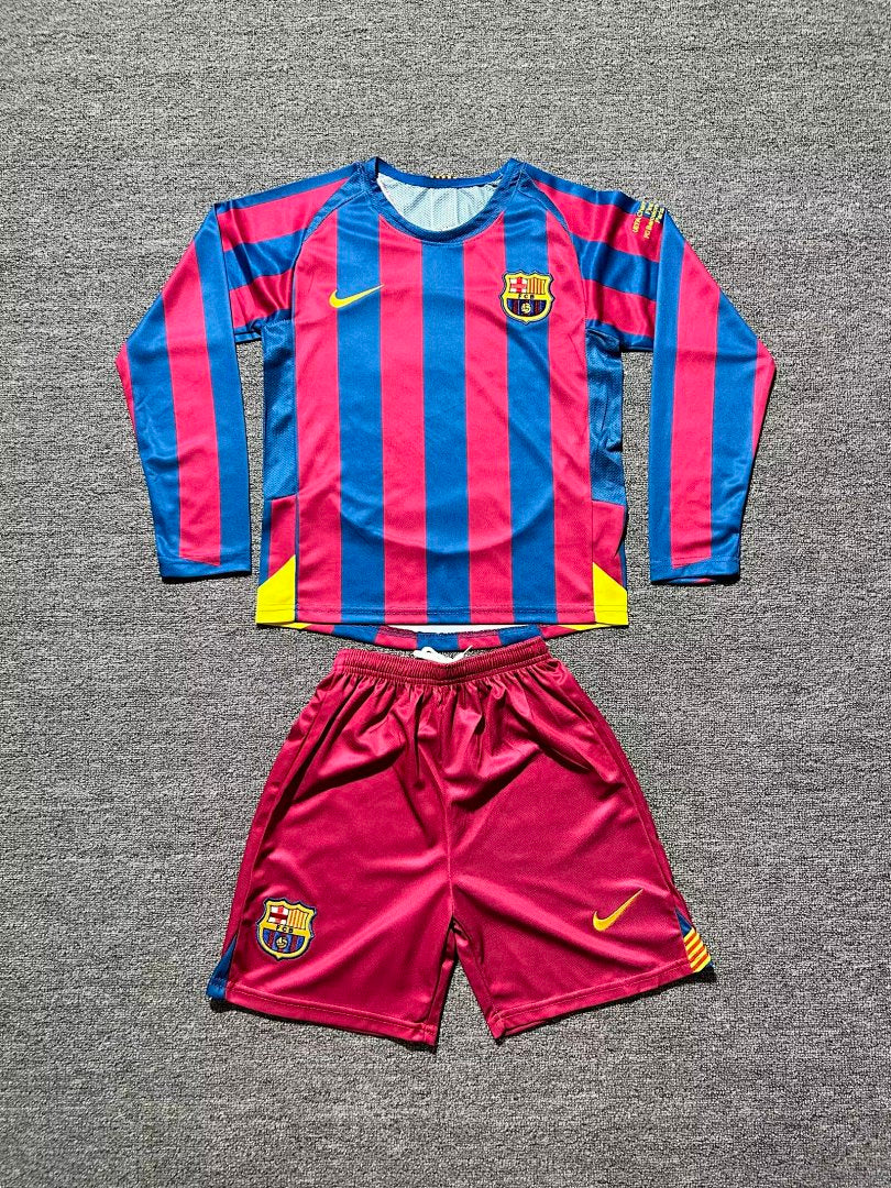 Barcelona 05/06 Home Long Sleeve Suit