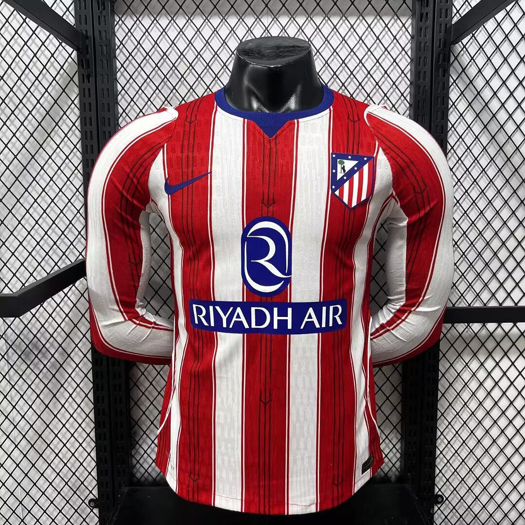 Atlético Madrid 26/27 Home Long Sleeve Football Shirt