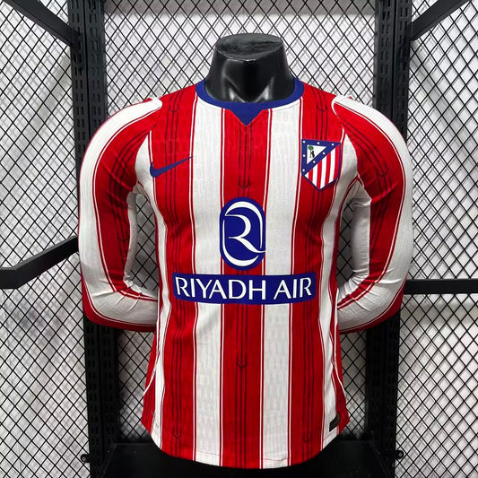 Atlético Madrid 26/27 Home Long Sleeve Football Shirt