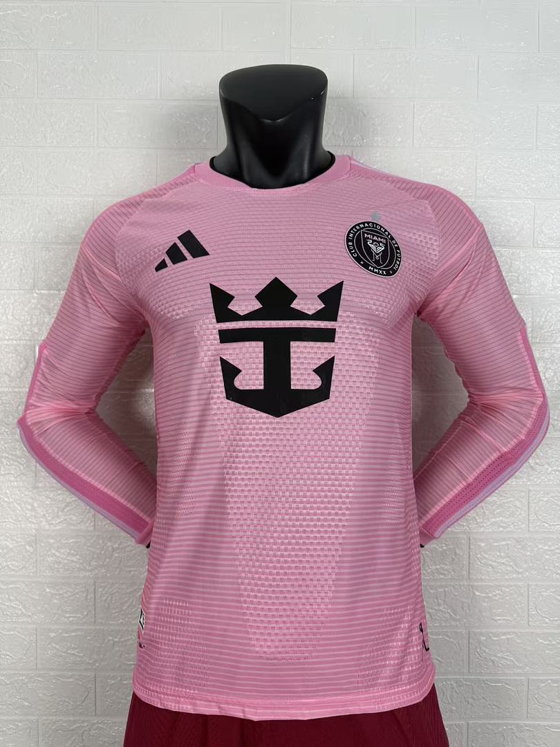 Inter Miami 26/27 Home Long Sleeve Player Version Football Shirt