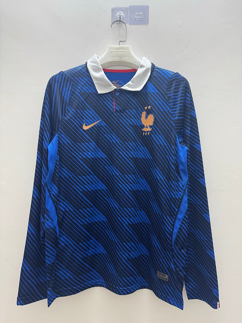 France 26/27 Home Long Sleeve Football Shirt