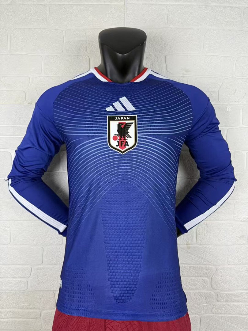 Japan 26/27 Home Long Sleeve Player Version Football Shirt