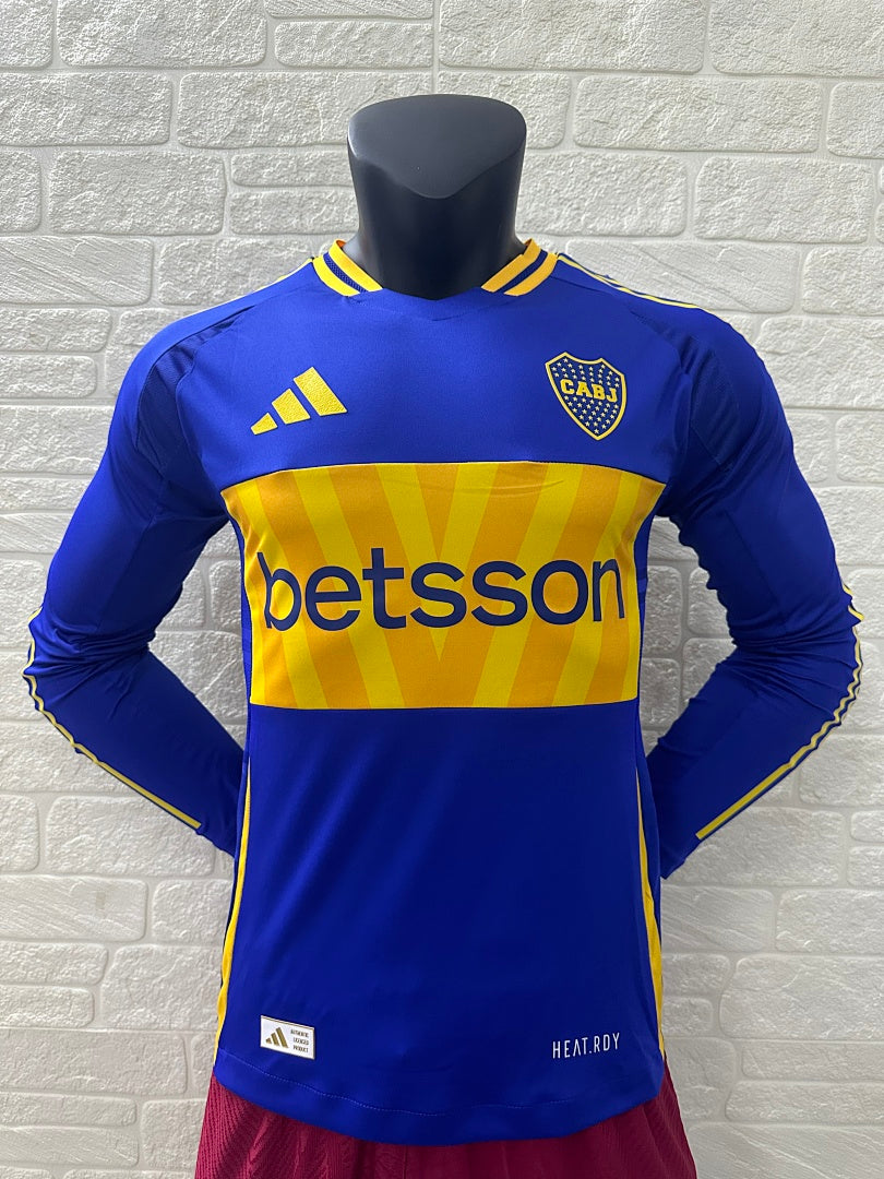 Boca Juniors 24/25 Home Long Sleeve Football Shirt