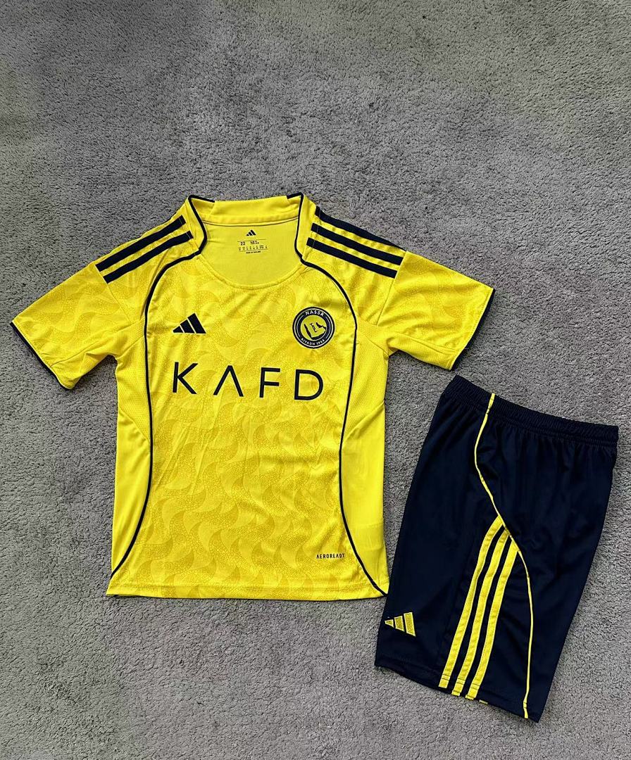 Kids Al Nassr 25/26 Home Football Shirt