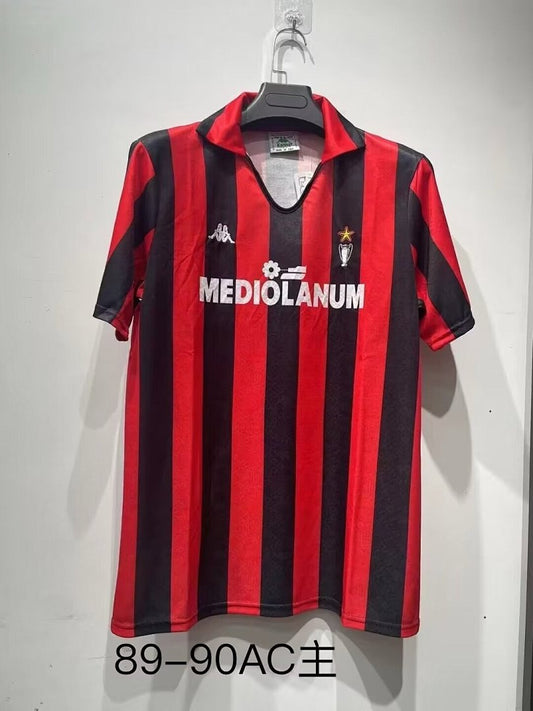 AC Milan 89/90 Home Football Shirt