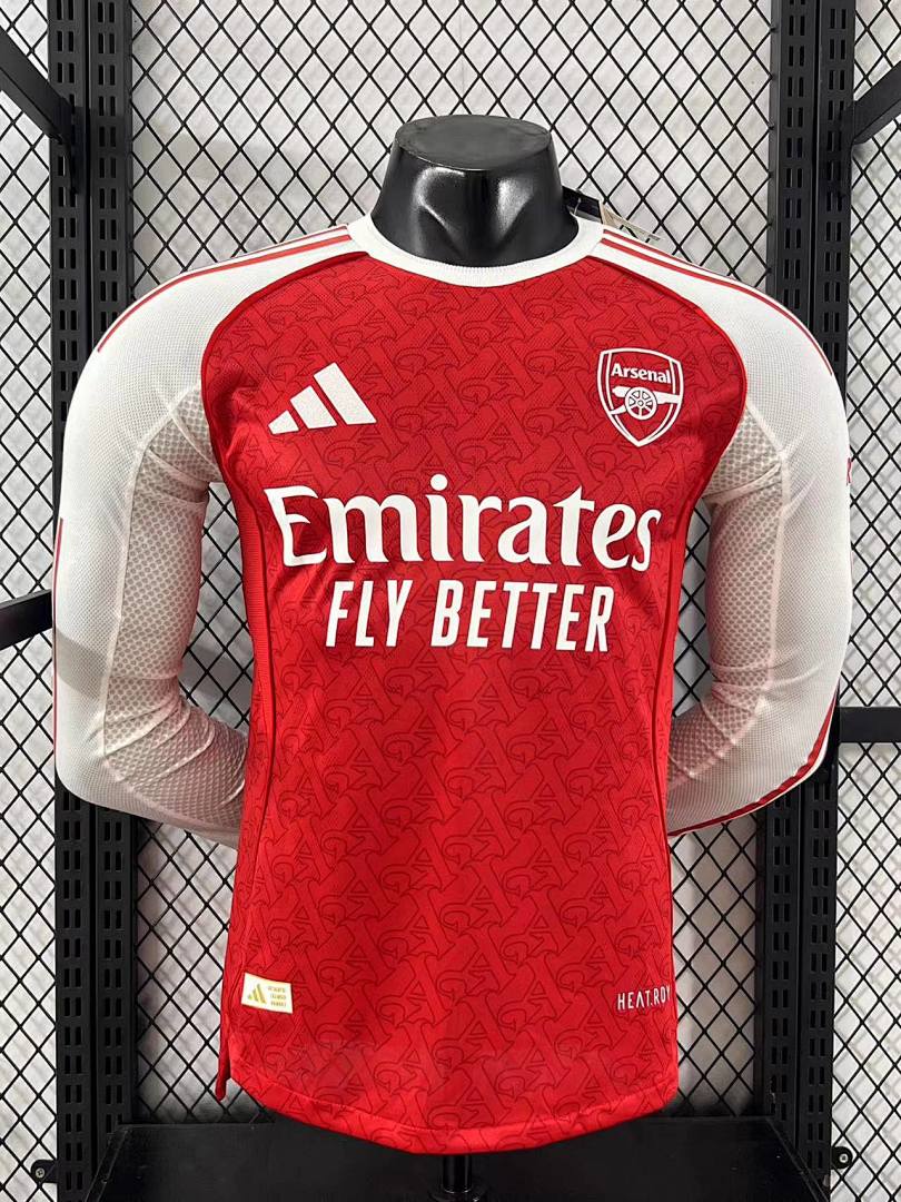 Arsenal 25/26 Home Long Sleeve Football Shirt