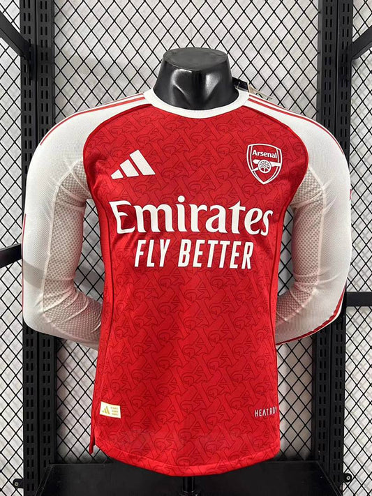 Arsenal 25/26 Home Long Sleeve Football Shirt
