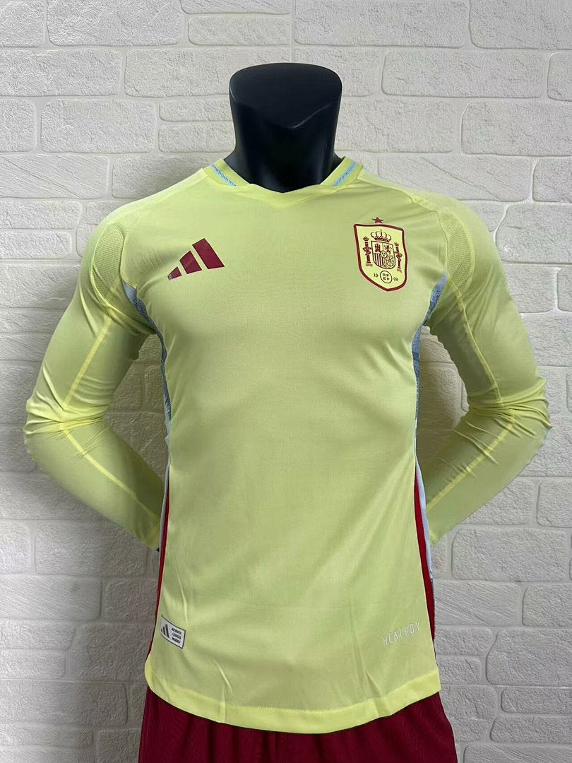 Spain 24/25 Away Long Sleeve Football Shirt