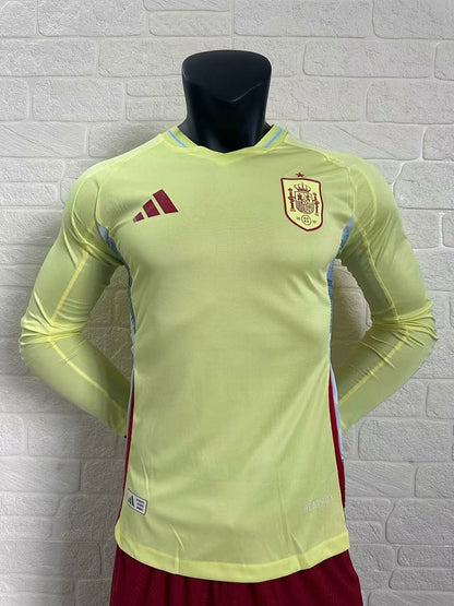 Spain 24/25 Away Long Sleeve Football Shirt