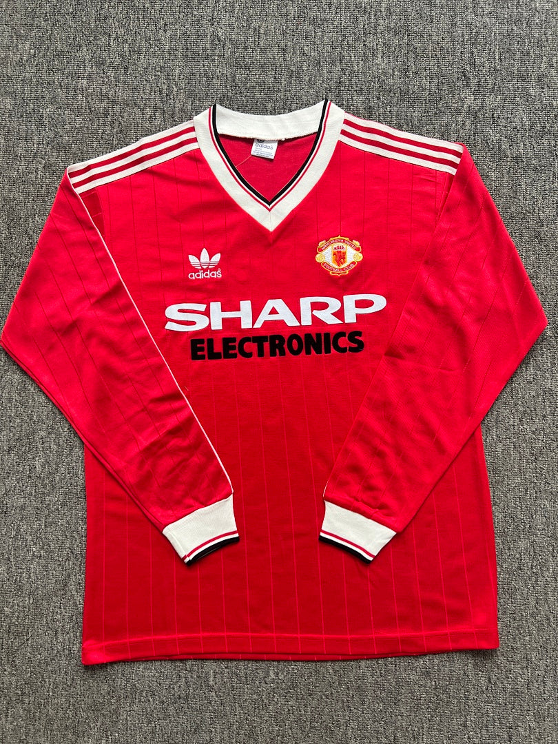 Manchester United 82/83 Home Long Sleeve Football Shirt