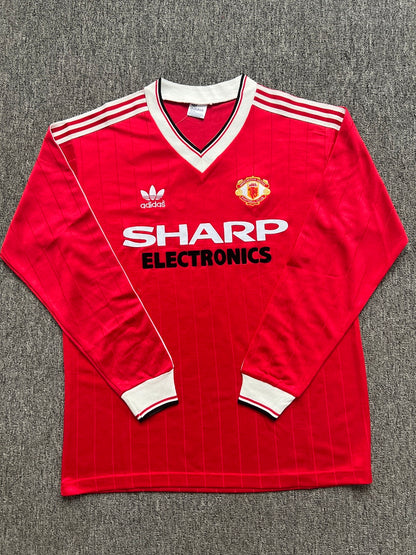 Manchester United 82/83 Home Long Sleeve Football Shirt