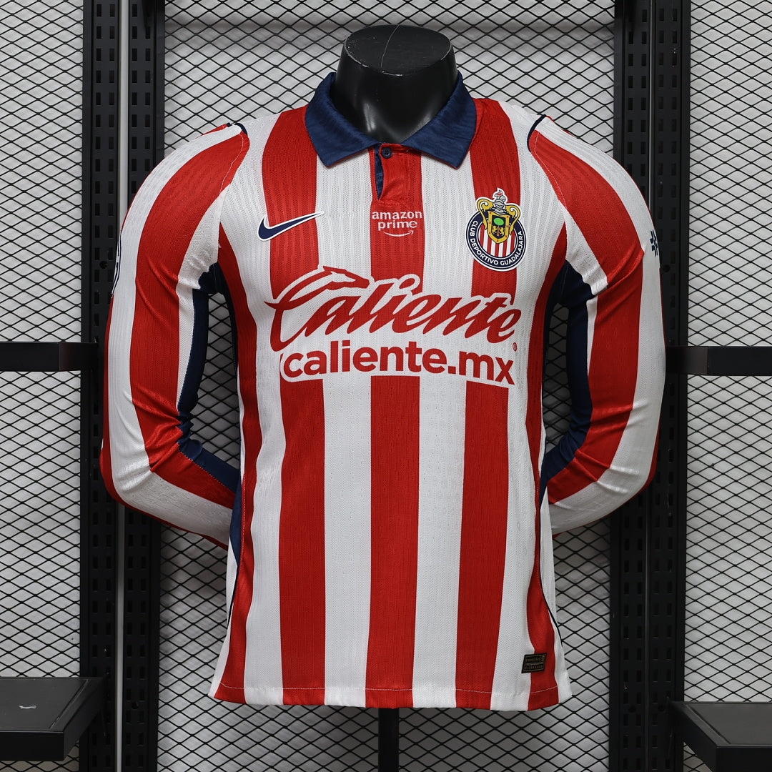 Chivas 26/27 Home Long Sleeve Football Shirt