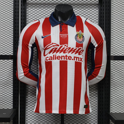 Chivas 26/27 Home Long Sleeve Football Shirt