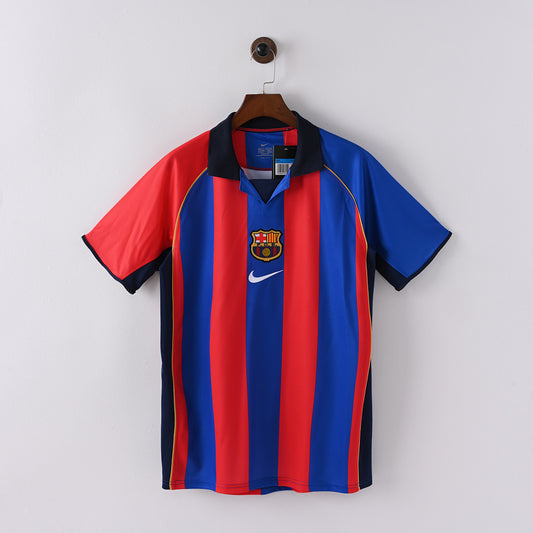 Barcelona 01/02 Home Football Shirt