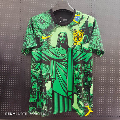 Brazil 25/26 Green Football Shirt