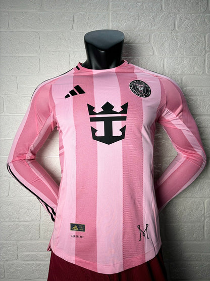 Inter Miami 25/26 Home Long Sleeve Football Shirt