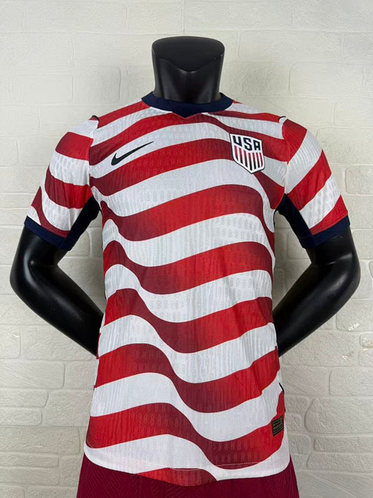USA 26/27 Home Player Version Football Shirt