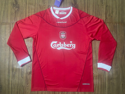 Liverpool 02/04 Home Long Sleeve Football Shirt